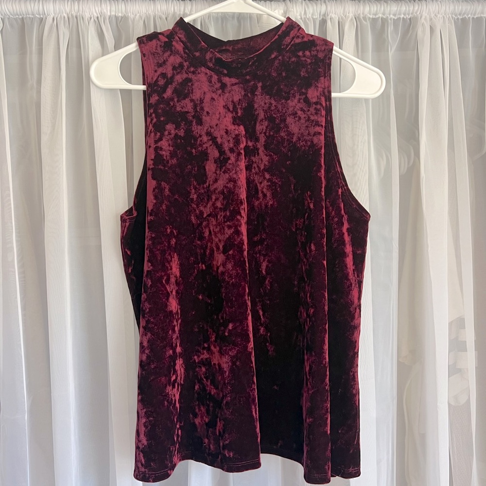 Velour Tank Top